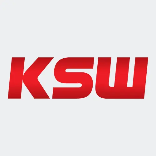 Logo KSW, największej europejskiej federacji MMA dostępnej w iptv polska