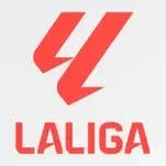 Logo hiszpańskiej ligi piłkarskiej LaLiga, mecze Lewandowskiego dostępne w polska telewizja iptv